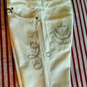 "Roberto Cavalli" Never Worn, White Jeans